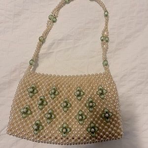 Vintage pearl purse